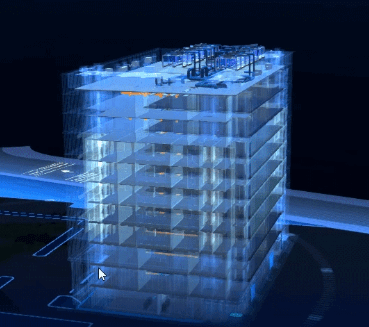 智慧園區(qū)BIM可視化場(chǎng)景