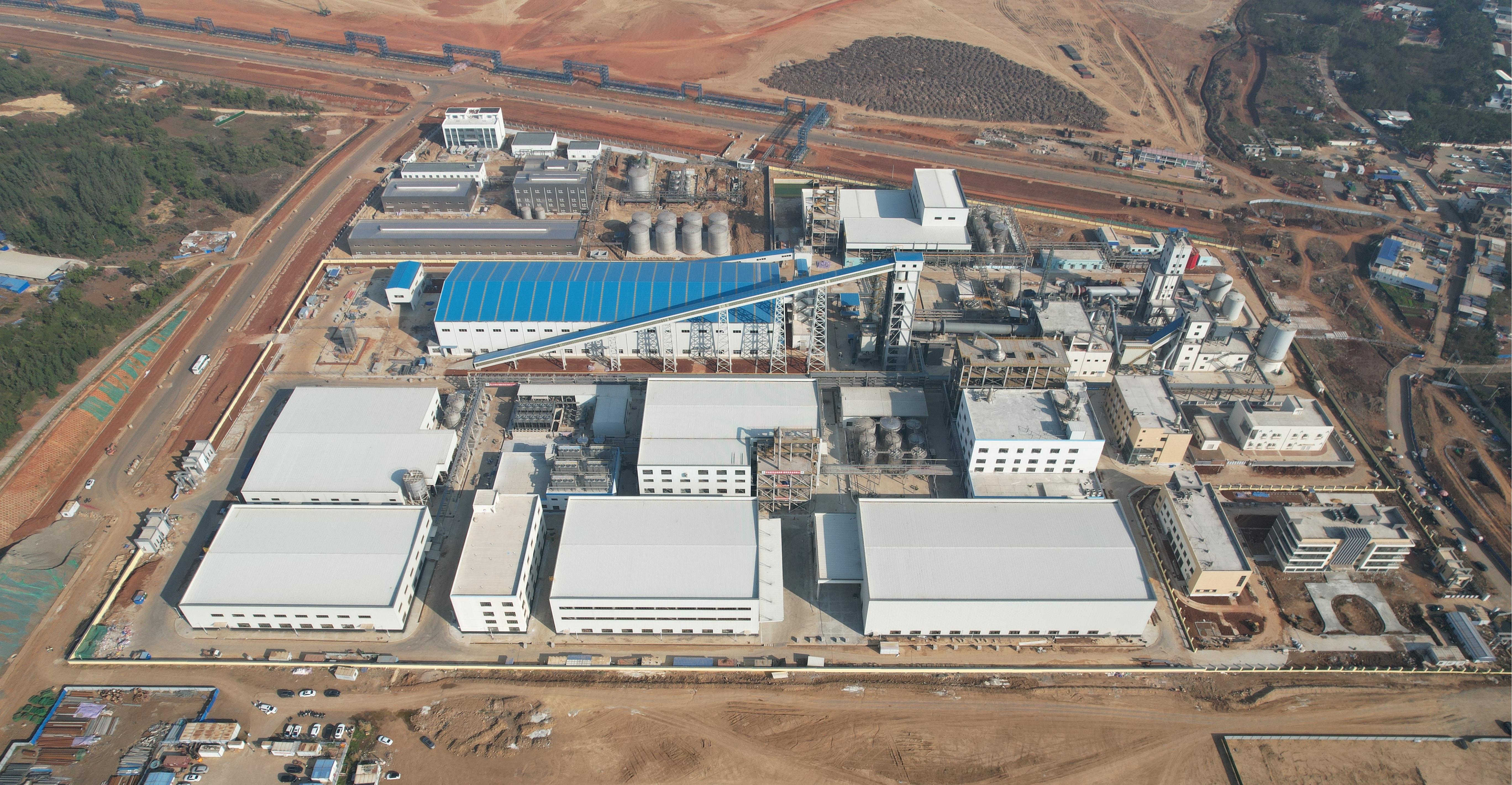 氫氧化鋰項(xiàng)目冶金段投料試車成功