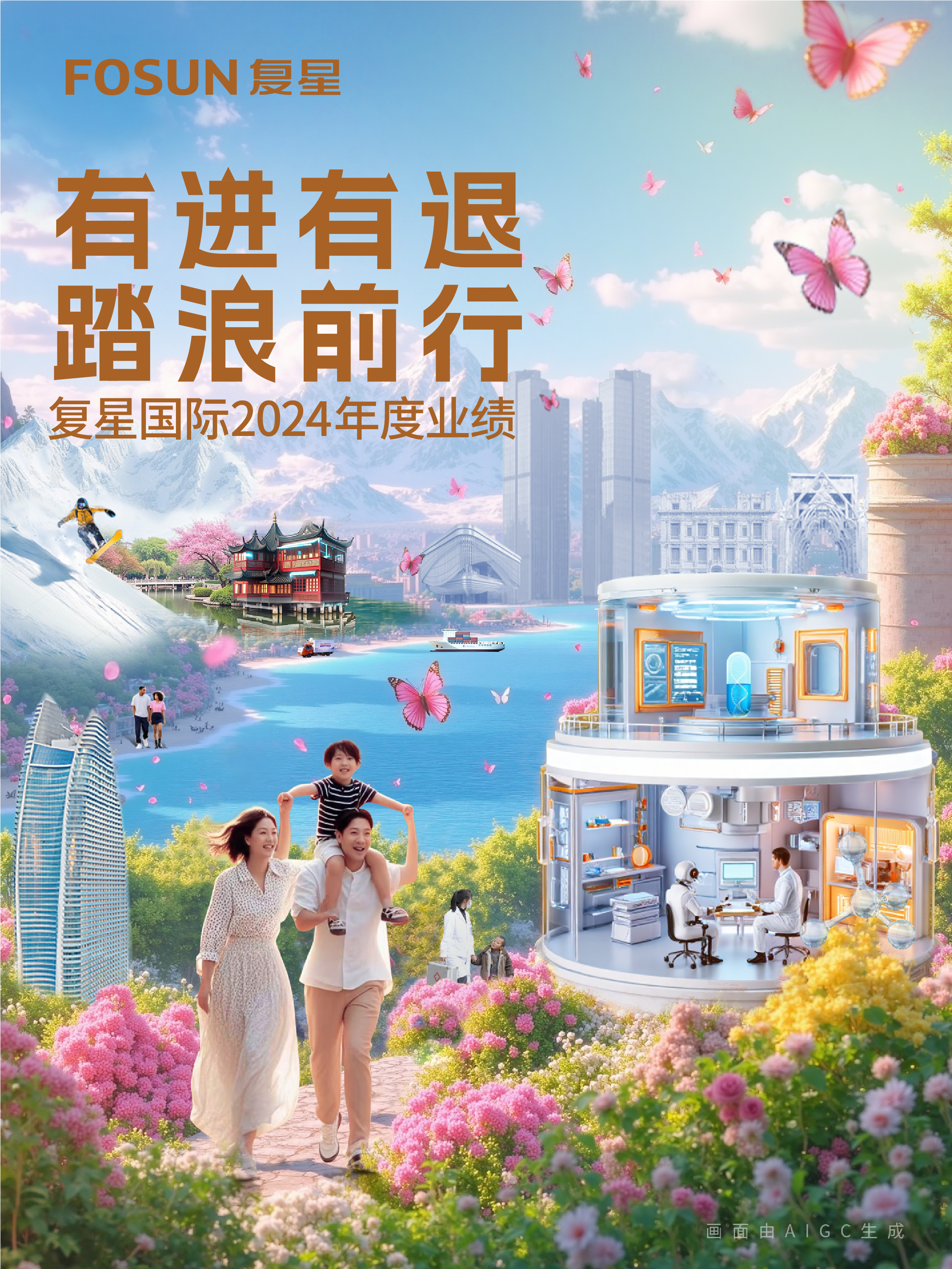 復星國際發(fā)布2024年業(yè)績：總收入人民幣1921.4億元，產業(yè)運營利潤人民幣49億元，整體經營面穩(wěn)健